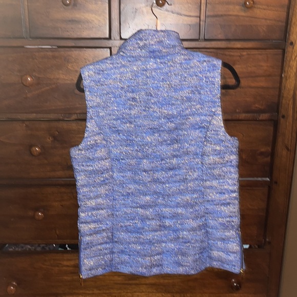 NWT Lilly Pulitzer Noella Vest Blue Thistle Resort Boucle size large org. 278.00 - Picture 6 of 11